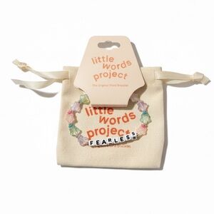 NWT Little Words Project Women/ Teens “Fearless” Friendship Bracelet Gift